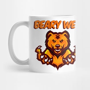 Beary Wet - Orange Mug